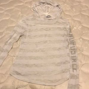 See through pull over sweater